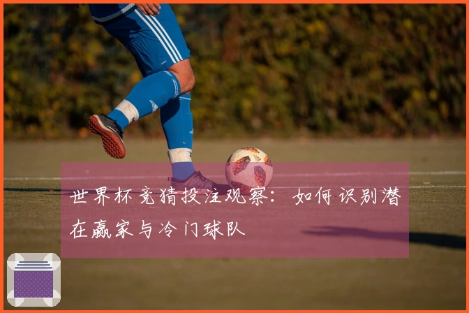 世界杯竞猜投注观察：如何识别潜在赢家与冷门球队